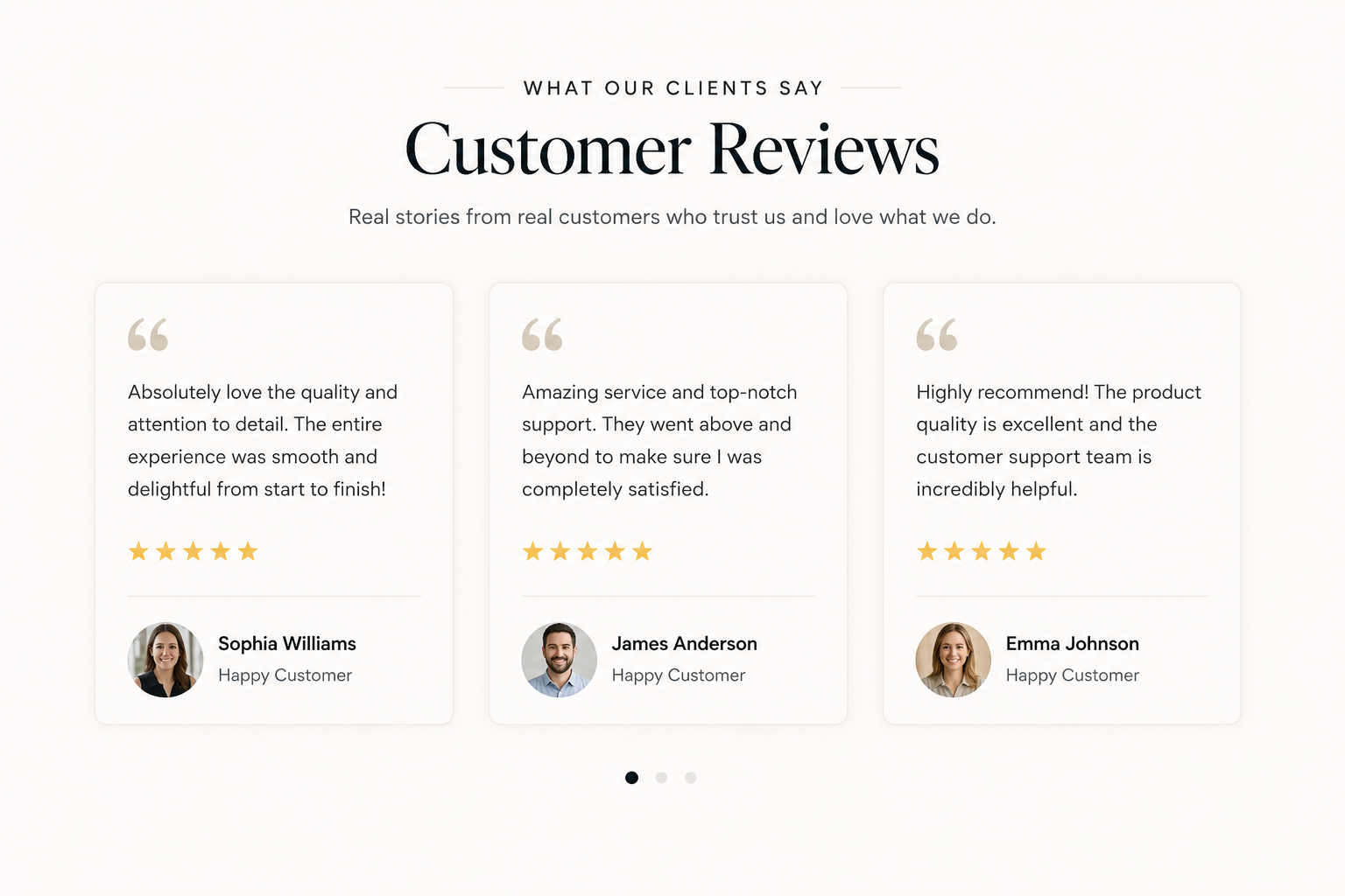 Add Customer Reviews